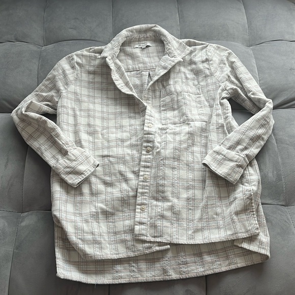 Madewell Tops - “Madewell- Cotton Flannel size xxs”